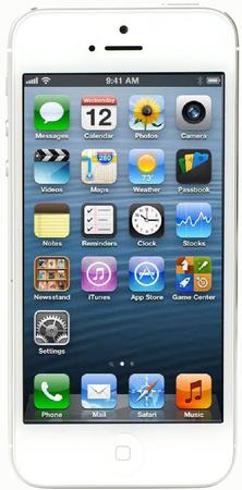 Смартфон Apple iPhone 5 64Gb White & Silver - Мегион